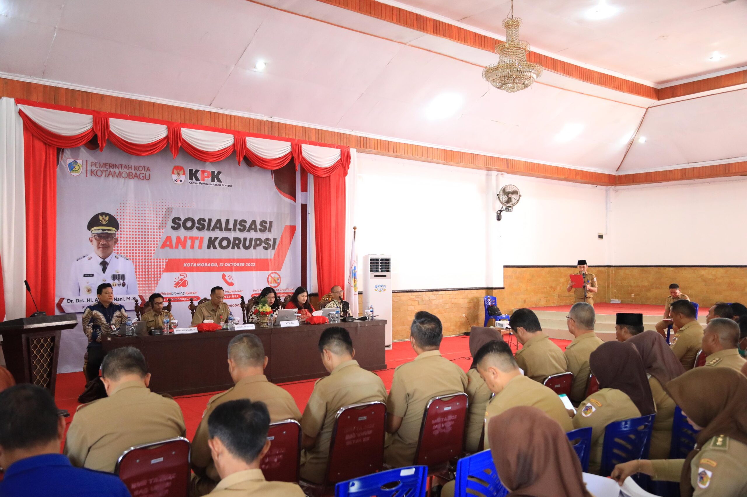 Pemkot Kotamobagu bersama KPK RI Gelar Sosialisasi Anti Korupsi