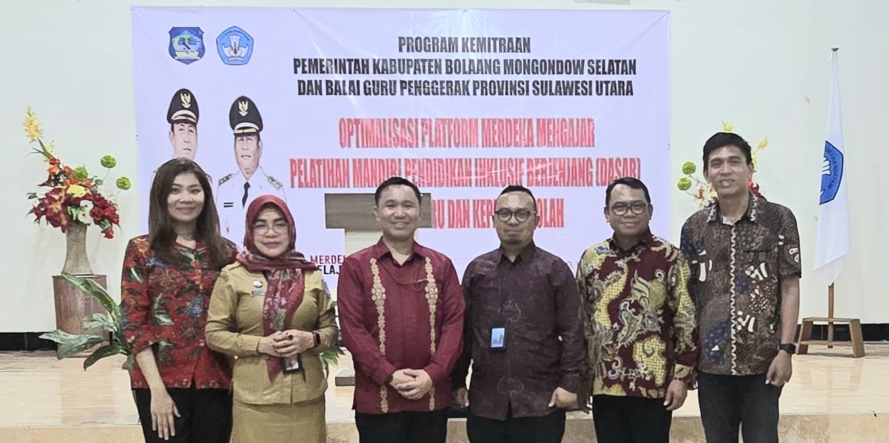 Diikuti Ratusan Peserta Disdikbud Bolsel Lakukan Program Kemitraan Tentang Optimalisasi Platform Merdeka Mengajar